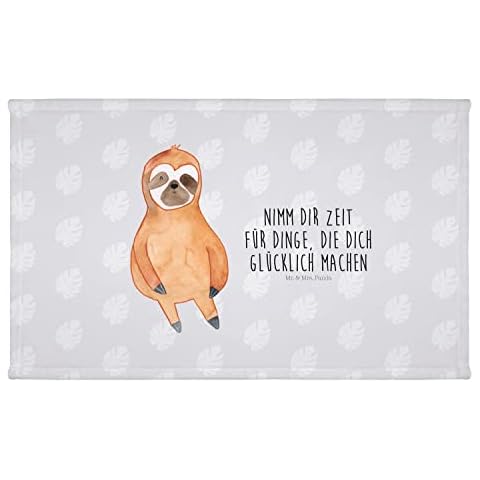 Mr. & Mrs. Panda 50 x 100 Handtuch Faultier Zufrieden Cover