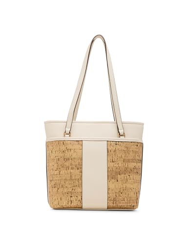 Bolso Tote Anne Klein Metallic Gold/Parchment miniatura 2