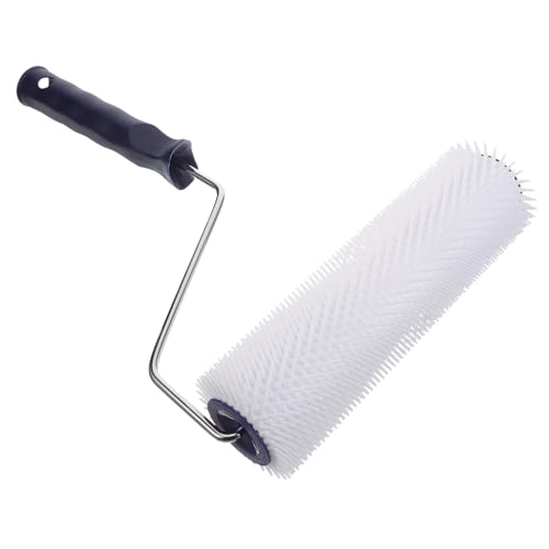 Uonlytech Roulette Anti-bulles Pour Sol Auto-nivelant à Pointes Pour Élimination De Mousse Outil De Débullage De Chape Et Revêtement Outil Main Pe