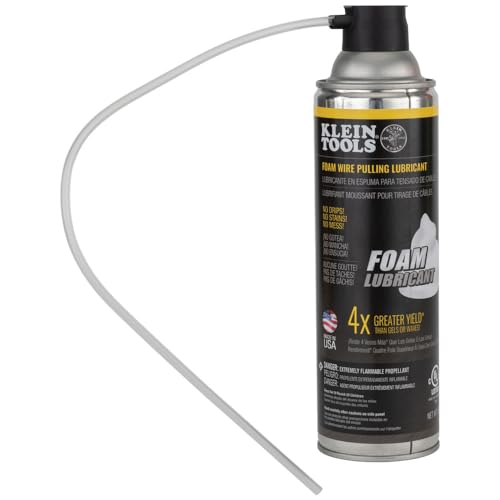 Klein Tools 51100 Pulling Lubricant, Made in USA, Electrical Wire Pulling Foam Lubricant