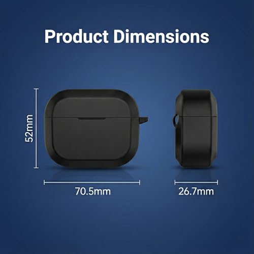 Image of iTronix Case Cover Compatible with OnePlus Nord Buds 3R - Soft Shockproof Earbuds Cover with Carabiner Hook | 360 Protection, Anti-Scratch, Durable & Lightweight Case