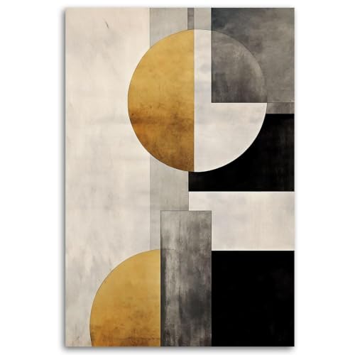 Lienzo de pintura abstracta moderna para decoración de paredes, cuadro geométrico de salón