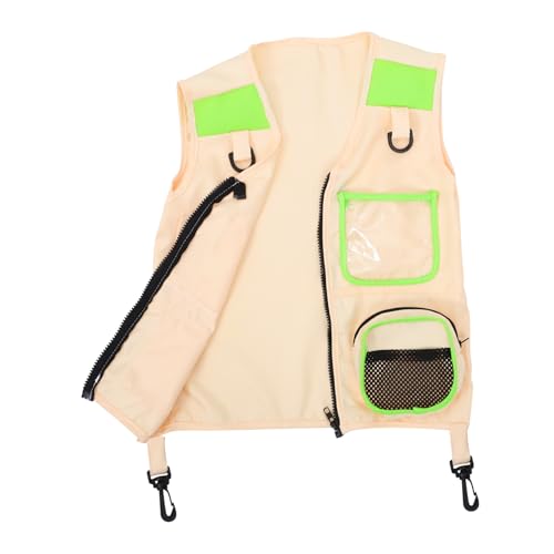 Kids Construction Vest Explorer Vest for Child Boys Kids Adventure Wear Multi-pocket