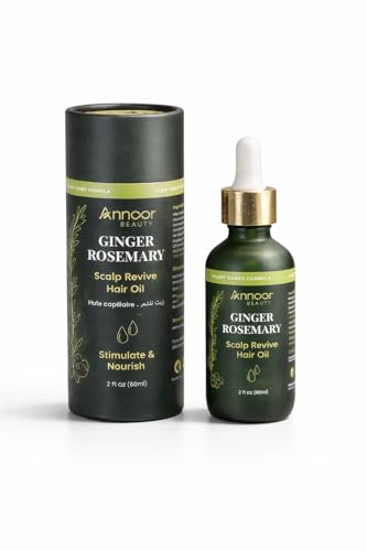 Annoor Ginger Rosemary Hair Oil 2 Fl Oz | Nourish,