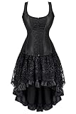 Corsette damen haben klasisches muster sowie Gothic Style einfassung für schönes & aussehen.