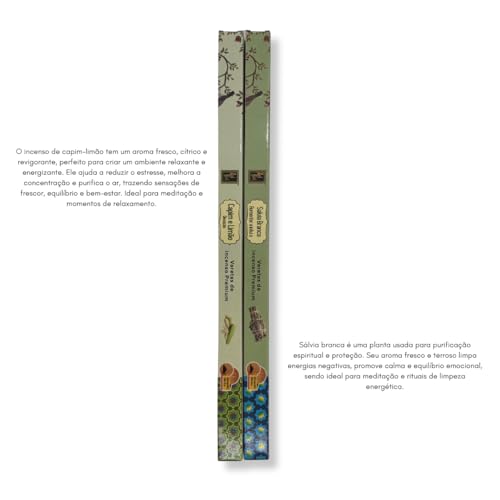 Kit 14 Incenso Natural Massala Indiano Premium 7 Varetas No Total 98 | 14 Dos Melhores Aromas | 40m