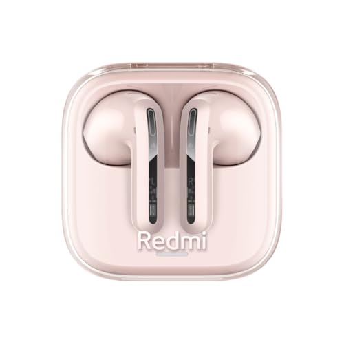 XIAOMI Redmi Buds 6 Active - Auriculares inalámbricos, cancelación de Ruido, Ligeros, hasta 36 Horas de autonomía, Bluetooth 5.3, Rosa (Versión ES)