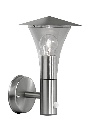Applique acier inoxydable capteur infrarouge intégré Remi 308 Pir SS
