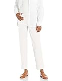 Nanette Nanette Lepore Women's Freedom Stretch Flattering Pant with Slit Back Pockets, Cannoli Cream, 16