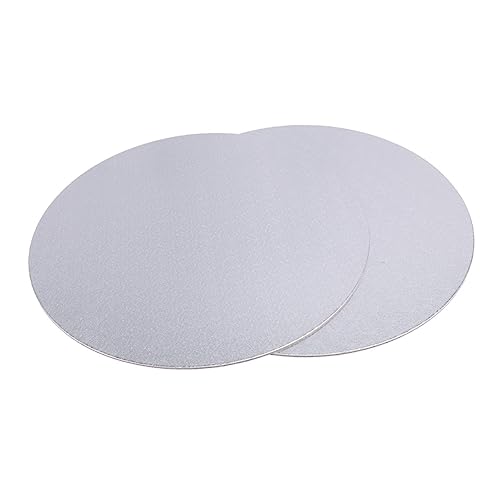 PRETYZOOM 12 Inch Round Cake Display Base Cake Boards Decorative Patterns Waterproof and Anti-slip