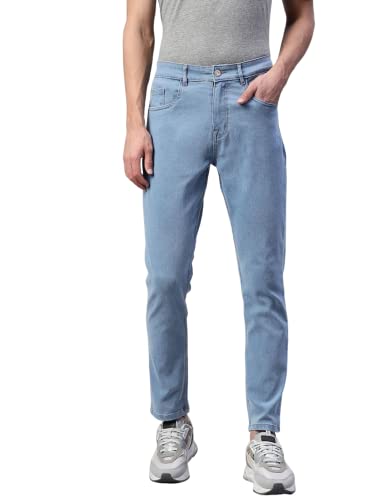 Image of Hubberholme Men's Stretchable Slim Fit Jeans - Casual Cotton Jeans for Men