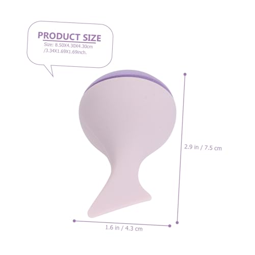 Alipis 2Pcs Mermaid Design Makeup Sponges Dual-use Cosmetic Puff for Dry and Wet Application Washable Beauty Tools for Foundation Sunscreen Loose Blush Pink Hue