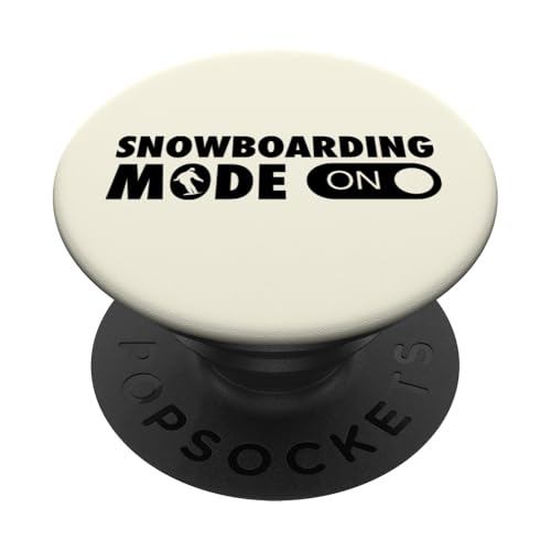 Snowboarding Mode On PopSockets Adhesive PopGrip