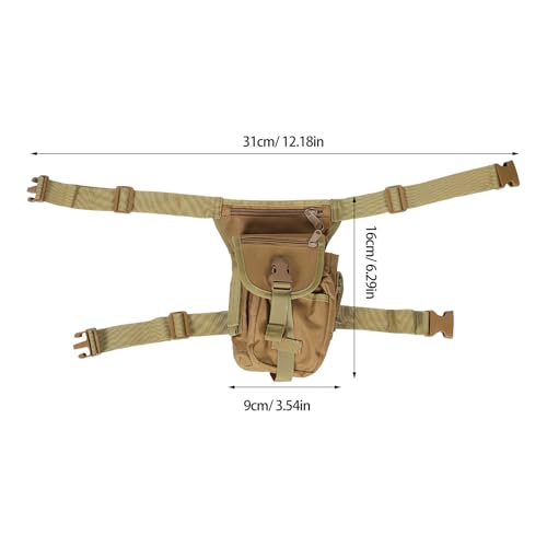 Sacoche de cuisse moto Zerodeko avec compartiments multiples pour extérieur