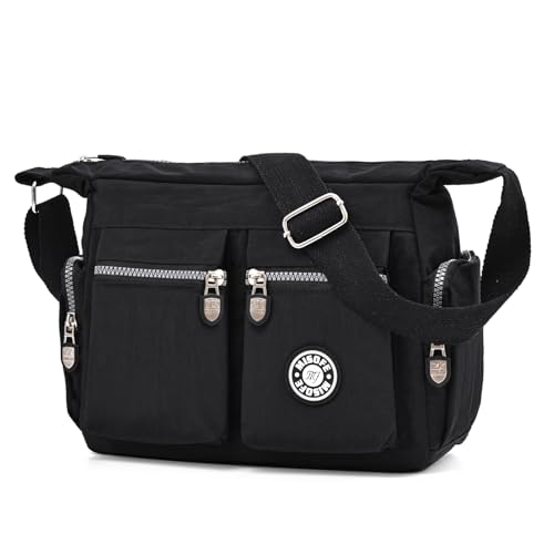 Nylon Cross-body Bags for Women Lightweight Messenger Purses Travel Shoulder Bag