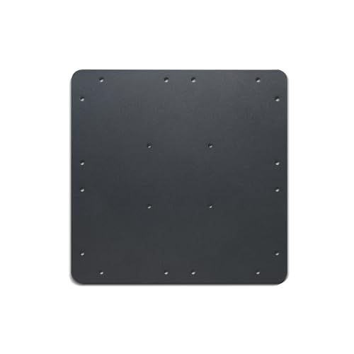 PURPLE LEAF Steel Plate Patio Umbrella Base TB4013 Square 29.7Lbs Universal Space-Saving Weighted Outdoor Umbrella Base 15.75