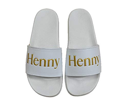 Henny Slides Black Gold Slip On Men's Sandals