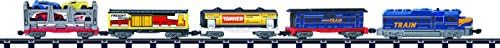Power Train Turbos Auto Loader City Train Set, Multi Color (53 Pieces)