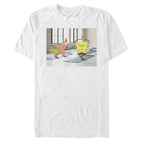 T-shirt homme Bob L'éponge yoga Nickelodeon pour le style zen