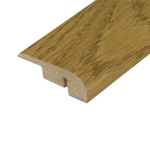 Universal Moudlings End Profile, Stop, Perimeter Edge For Laminate & Wood Flooring Threshold Bar (Natural Varnished Oak)