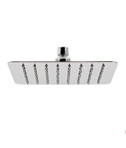 SBD Ultra Slim Stainless Steel OverHead Rain Shower 8 X 8 Inch, Steel Grade 302 (B072M18ZVX) Amazon Price History, Amazon Price Tracker