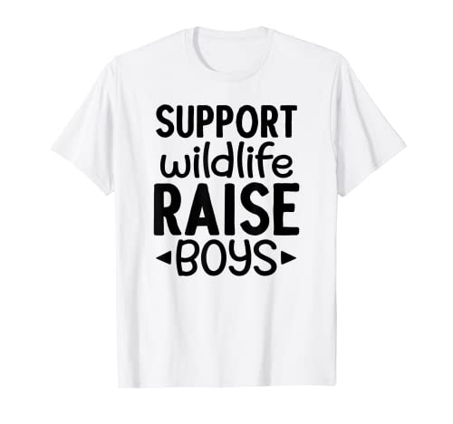 Apoyo a la vida silvestre Rais Boys - Día de la madre de la esposa de Camiseta