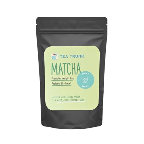 Image of Tea Trunk Japanese Mint Matcha Green Tea -30 GMS (Ceremonial Grade)