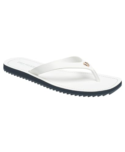 Image of True Religion Women's Flip Flop Sandals - Lightweight Rubber Sole with Iconic Logo Detail