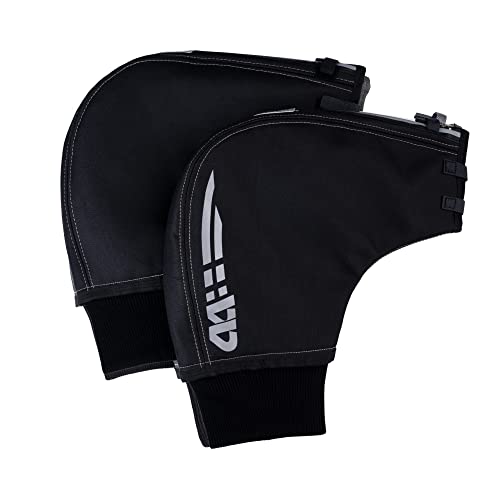 HYSENM manchons de Guidon Velo Couvre Guidon Hiver Coupe-vent Chaud Antidérapant Imperméable Pour VTT Vélo Electrique Noir Cover