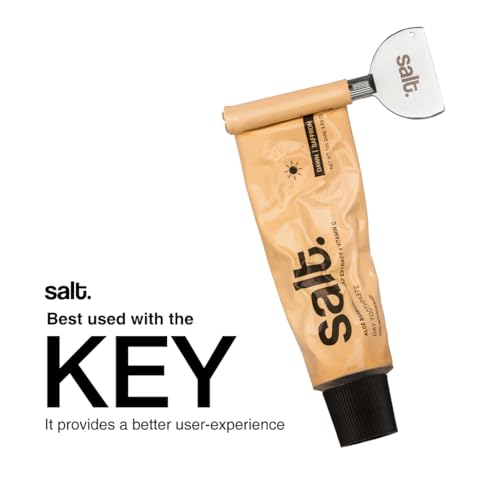 Salt. Oral Care Saffron Dawn Day Toothpaste | Natural Saffron & Mint Flavor | With Calendula Officinalis Extract & Aloe Leaf | Soothes Gums, Protects Enamel | Anti-Bacterial Formula | 100g