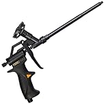 Fome Flex Black Edition Foam Gun – Teflon-Coated PU Foam Applicator – Anti-Clog, Easy-Clean Design – for Expanding Foam & Sealant – Ideal for PU Foam, Construction, DIY & Professional