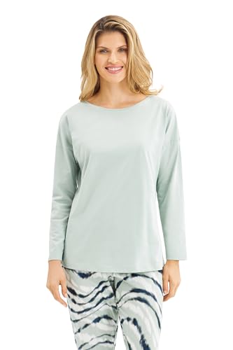 Rösch Pyjama mit Batikdruck Mintgrün 100% Baumwolle 1243673 38 11754
