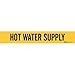 Brady 7149-1, 79829 Self-Sticking Vinyl Pipe Marker, (Pack of 50 Cards)