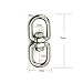 JY-MARINE Stainless Steel Anchor Swivel Eye to Eye Swivel Ring Double Ended Swivel Eye Hook Marine Grade