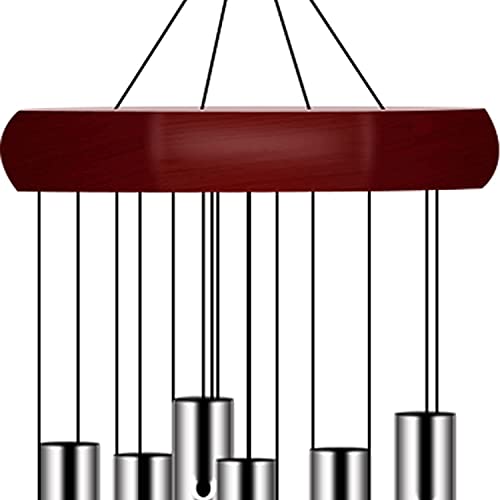 4 Pack Pgzsy Memorial Wind Chimes Outdoor Large Deep Tone, Outdoor Sympathy Wind-Chime Personalized With 6 Tuned Tubes, Elegant Chime For Garden Patio Balcony And Home #TOP2