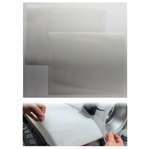 Capital PPF DIY Gladiator Wrangler Sport Front Fender Flare Edge Protection Kit - Clear 10 yr Paint Protection Film, Bonus Practice Piece - Fits Jeep 2019-Current JT JL JLU