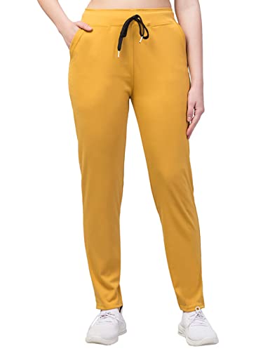 Image of BLUECON Women's Athletic Running Trackpants with Side Pockets Plazo Pants Open Bottom Straight Leg