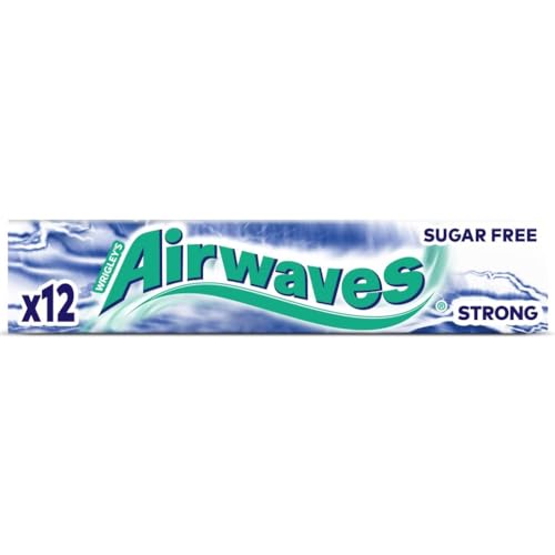 Airwaves Kaugummi Zuckerfrei, Strong Gum, 30 x 12 Dragees, Großpackung Chewing Gum, Kaugummi ohne Zucker mit Minz Frische (360 Dragees) – Ansicht 4