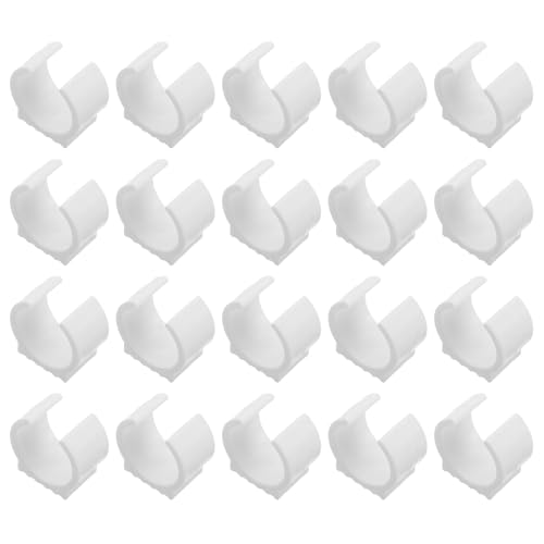 NULYLU Protectores de Patas en Forma de U para Hamacas, 20 Fundas de Plástico Duraderas para Tubos de 38-42 MM, Accesorios para Sillas Colgantes y Muebles, Antideslizantes y Resistentes