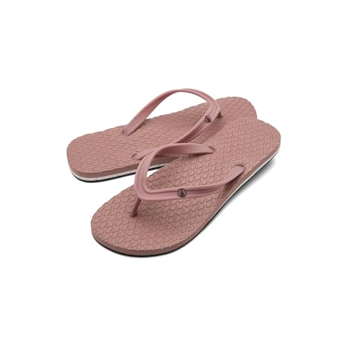 Volcom Women's ECO Concourse Flip Sandal Flop, Rosewood, 10