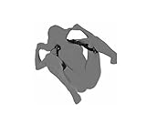 Easy Access Portable Thigh Restraint Sling / Bondage Unisex Sm 406 Exterme Best Sex ! Strict Black Leather