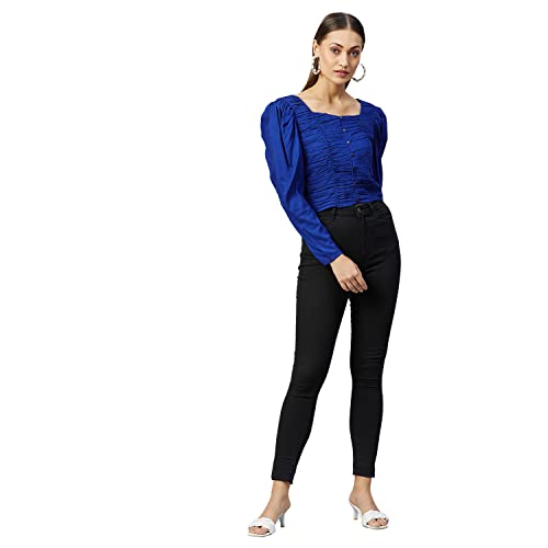 Image of Rare Women's Solid Regular Fit Blouse