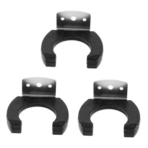 Yardwe 3pcs Wall Mounted Mic Rack Reliable Microphone Holder for Sturdy Design for Performance Venues Space Saving Accessories for Microphones