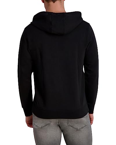 KARL LAGERFELD Men's Hoodie with Rubber Logo French Terry4
