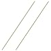 Sutemribor Brass Solid Round Rod Lathe Bar Stock, 1/8 Inch in Diameter 14 Inches in Length (2 PCS)
