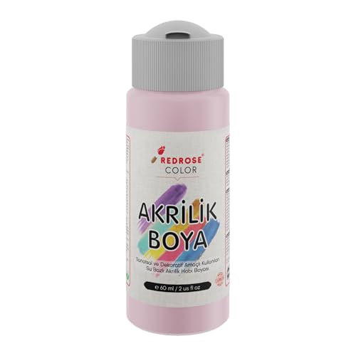 Açık Pembe Akrilik Boya, 60 ml