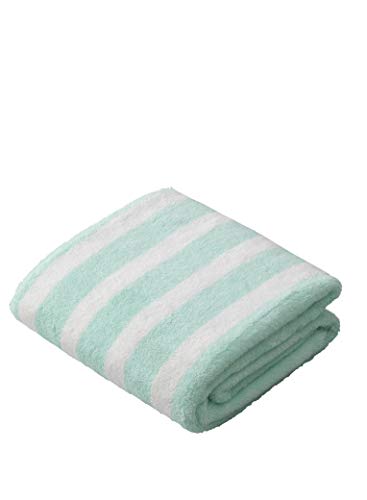 シービージャパン フェイスタオル ボーダー グリーン 吸水 速乾 マイクロファイバー カラリクオ carari