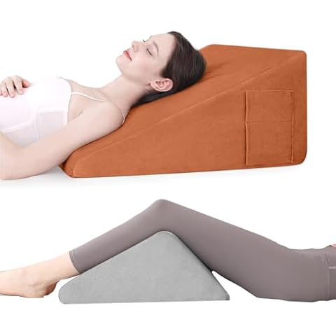 Lossey 12 Inch Bed Wedge Pillow Cover