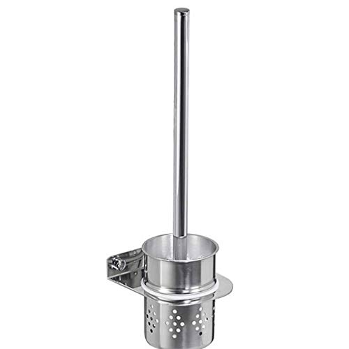 Stainless Steel Toilet Brush Holder - Deep Cleaning Toilet Brush with Extended Bristles for Effortless Hygiene, & Stylish Bathroom Accessory