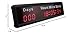 AZOOU 1-inch 9Digits LED Event Timer Countdown/up Clock with Days Hours Mins Secs Max Up to 1000 Days Red Color